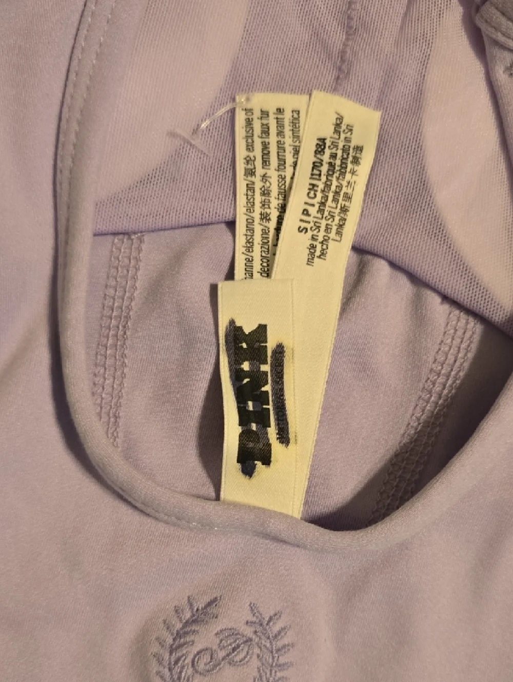 PINK Victoria's Secret Lavender Sleeveless Romper - Picture 5 of 6